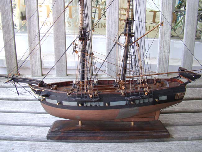 A model of the Privateer 'ALERT' of Salem built in 1798